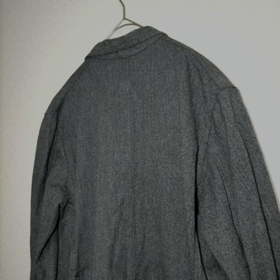 Real 40S French Atelier Coat Black Chambray Vintage Classic Real 40S French Atelier Coat Black Chambray Vintage Classic