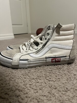 Deconstructed Vans Sk8-Hi Marshmallow Size 10