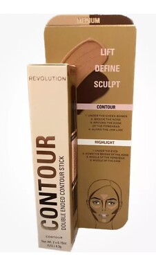 Revolution Double Ended Contour Stick Medium Shade Lift,Define,Sculpt