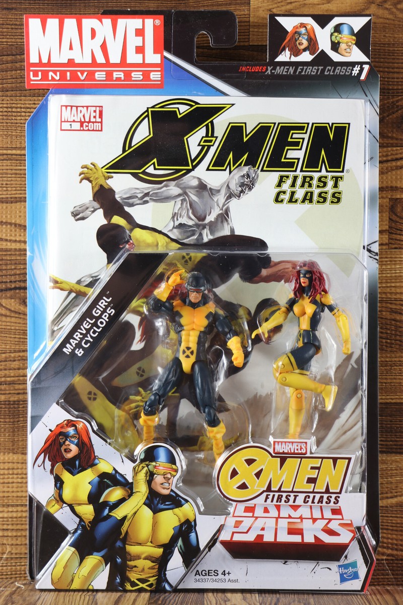 マーベルユニバース　MARVELGIRL&CYCLOPS 2010 Marvel Girl Universe Cyclops Comic Pack X-Men First