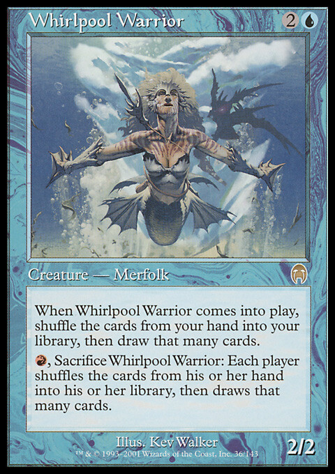 Magic the Gathering MTG Whirlpool Warrior (36) Apocalypse   LP