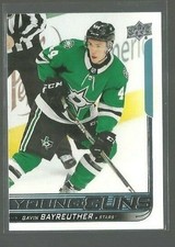 2018-19 Upper Deck #467 Gavin Bayreuther Young Guns RC  (ref 64555)
