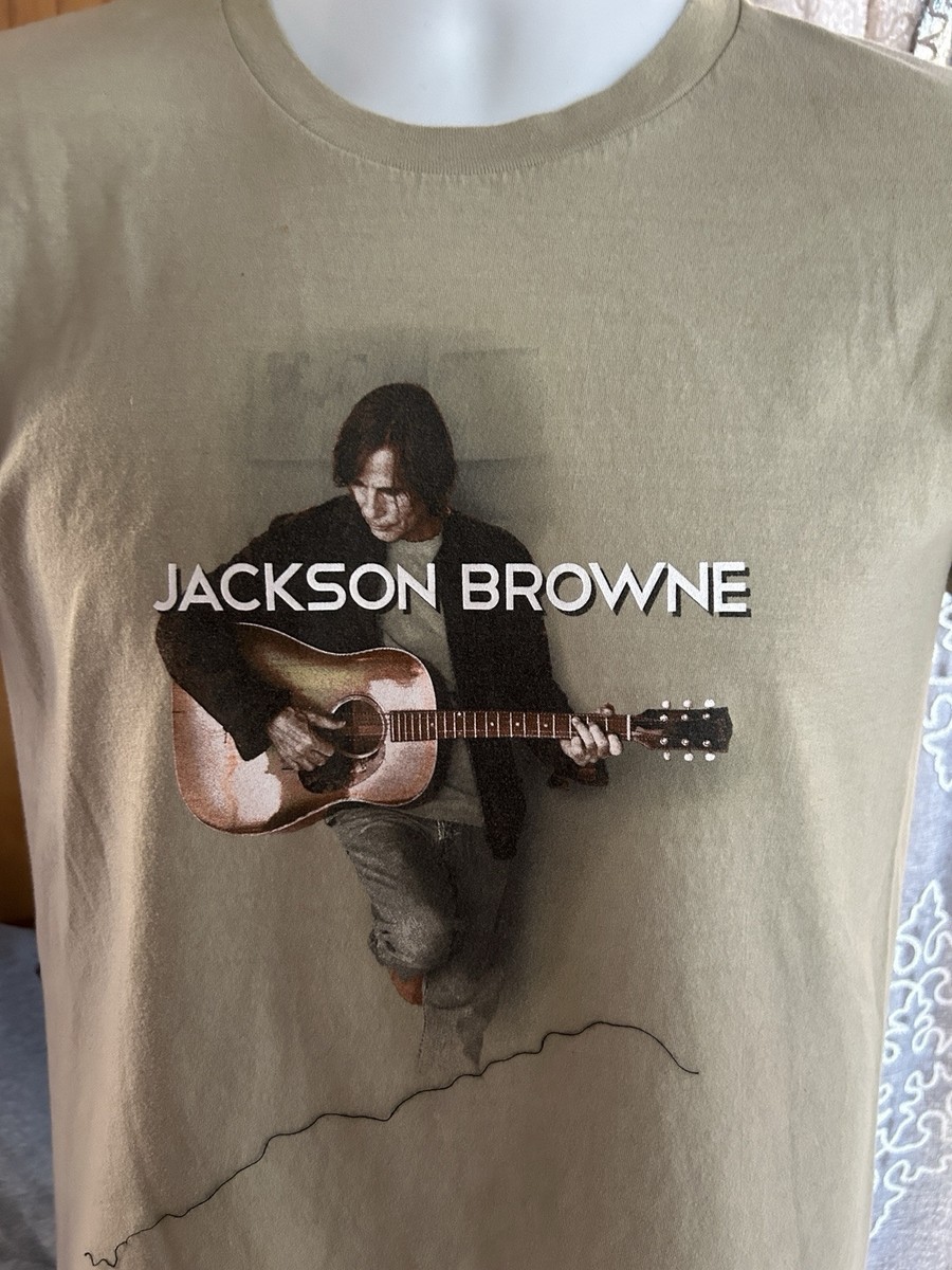 Vintage Jackson Browne Mens Small Short Sleeve T-Shirt American
