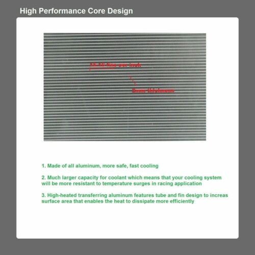 SPAWON Fit 1984-1990 Chevrolet Corvette ZR-1 V8 5.7L 3Row Radiator+Fan Shroud AT