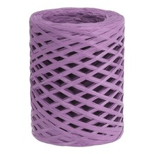 Raffia Ribbon 100 Yard, 1 Roll Natural Packing Paper Twine String Purple