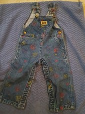 Lee Denim Jean Overalls for Kids 24 Months 80s/90s Vintage, Union Made
