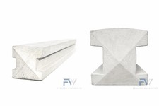 5FT (1.5m) Concrete Intermediate Slotted Fence Post | Read Description