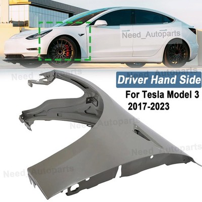 Replacement Fender for Driver Side for 2017-2023  Tesla Model 3 TA1240100