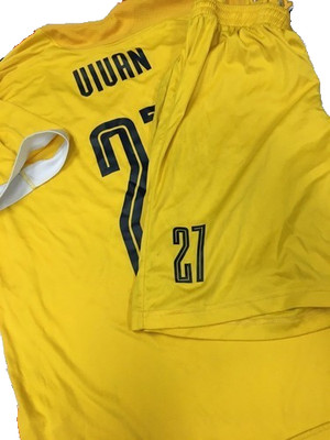 DIVISA LA FIORITA JERSEY, 27 VIVAN MATCH WORN INDOSSATI PATCH SPECIAL