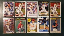 KYLE MULLER - LOT OF (10) DIFFERENT CARDS - Topps Panini 2018-2024 Braves A's