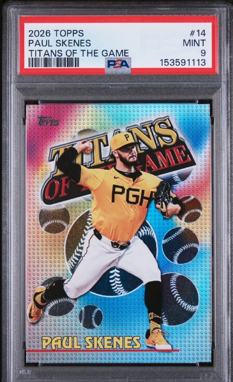 2026 Topps Series 1 - Titans of the Game Paul Skenes #TOG-14