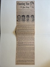 Warren Spahn Casey Stengel Birdie Tebbetts Houk 1965 Sporting News Baseball 4X15
