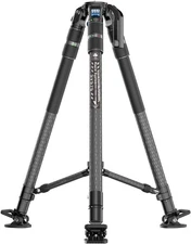 SIRUI SVS75 Professional Video Tripod, 61" Carbon Fiber Tripod with One-Step