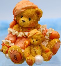 Cherished Teddies Carrie 1995  The Future  Beareth  All Things  Enesco Figurine
