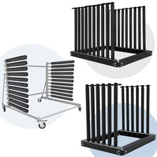 Estante para parabrisas de acero 5-10 ranuras Lite estante de carga de vidrio automático con almohadilla de goma