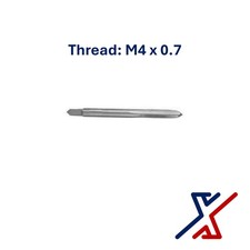 M4 x 0.7 Thread Cutting Carbon Steel Tap 1 Tap by X1 Tools
