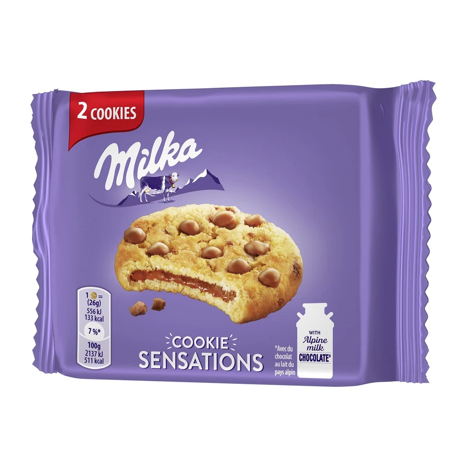 Milka Cookies Sensations 24 x 52g Mini Küchlein – Einzeln verpackt - Bild 2 von 3
