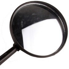Adjustable Bike Rear View Mirror Durable Black Reusable Safety Reflector