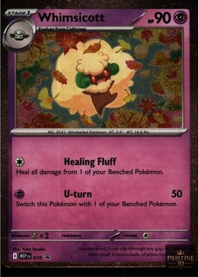 Whimsicott (Cosmos Holo) 019 Holo Promo ME: Mega Evolution Promo Pokemon NM