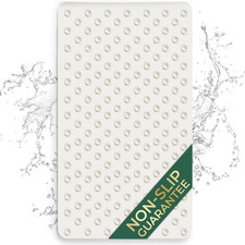 Bathtub Mat Non Slip, Rubber Bath Mat for Kids, Baby, Pet, 16 x 28