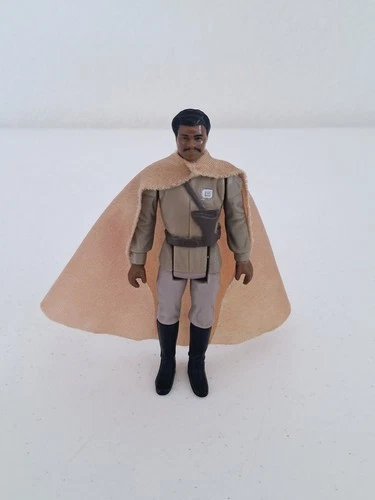 Vintage 1985 Star Wars Last 17 Lando Calrissian General Pilot Figure With Cape