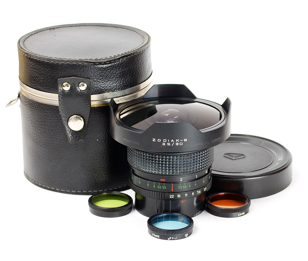 Zodiak-8 3.5/30mm f/3.5 50mm mount Kiev 88 No.930890 Fish Eye