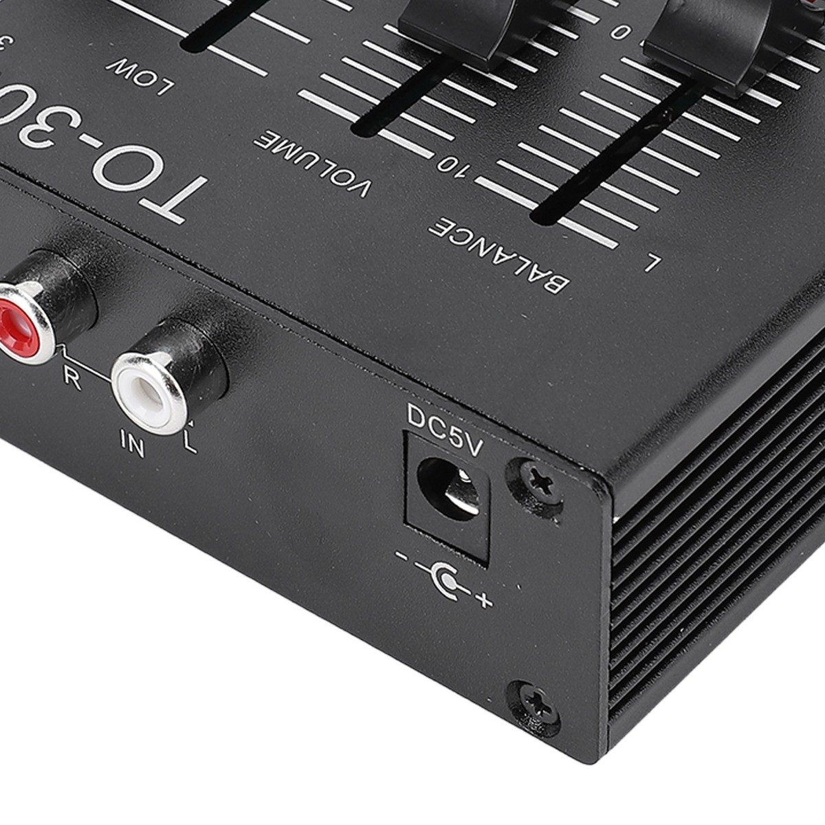 Berjalan TO-30B Égaliseur Audio Stéréo 3 Bandes Préamplificateur Avec Contrôle Volume
