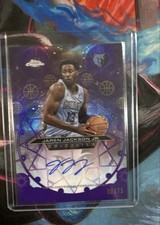 2025-26 Topps Chrome - Chromographs Jaren Jackson Jr. #CH-JJJ Purple Auto /75