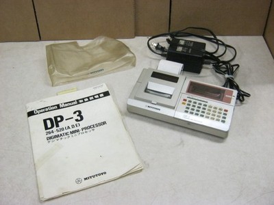 MITUTOYO DP - 3 Digimatic Mini Processor w/ Operation Manual (Untested)
