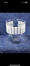 Coleman Pyrex half-frosted picket fence style globe