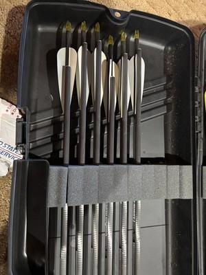 12pk Carbon Express Carbon Rebel 6075 31'' Arrows w/ Vanes & Inserts