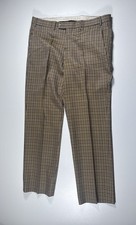 Vintage DAKS 100% Wool Check Trousers. Size 34 W X 30 L