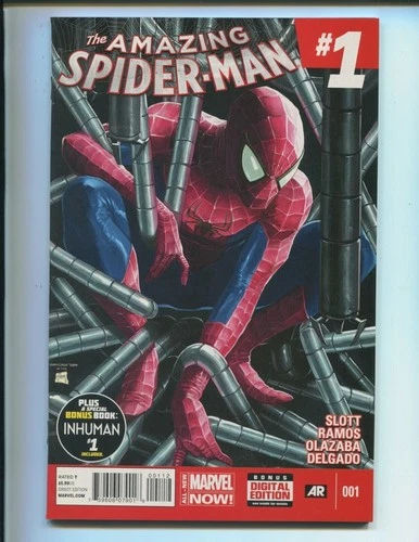 Amazing Spider-man #1, VF/NM 9.0, 1st Cindy Moon (Silk); Ramos Cover/2nd Print