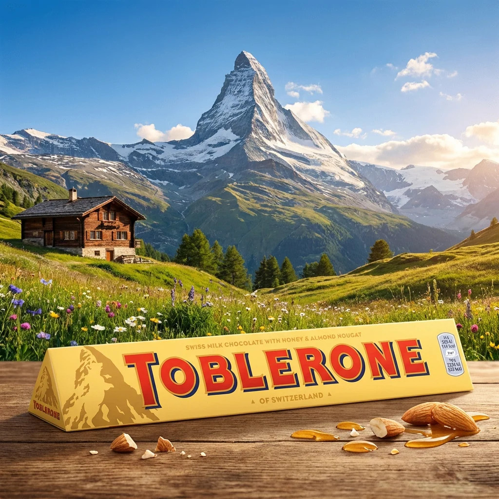 Toblerone Milk Chocolate Bar, Smooth Milk Honey Almond Nougat, 100 g | Delicious Milk Chocolate with Honey & Almond Nougat, Perfect for Gifting or Treating, Individually Wrapped for Freshness - Image 2