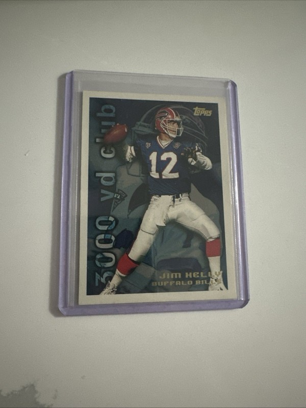 1995 Topps Football #41 Jim Kelly 3000 Yard Club NM-Mint