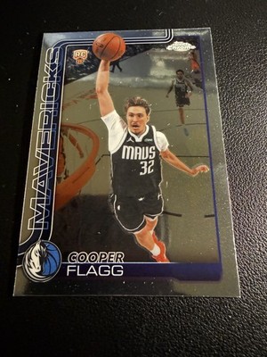 2025-26 Topps Chrome Update Cooper Flagg RC Rookie Base Mavericks #151