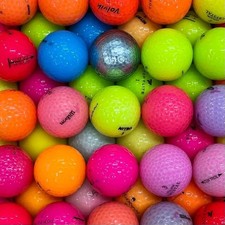 50 Crystal Color Used Golf Balls 5A Mint Cond...