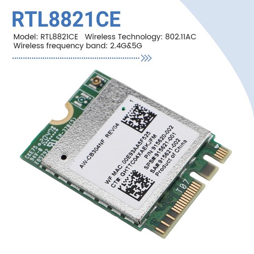 AW-CB304NF RTL8821CE Drahtlose Netzwerkkarte 2.4G/5G Dual Band Bluetooth 4.2804 - Photo 2/7
