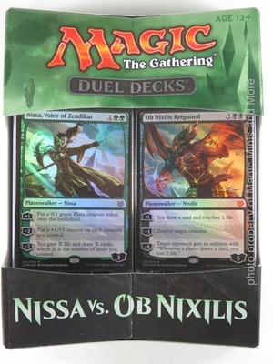 Duel Decks ~ NISSA vs OB NIXILIS MtG sealed Two 60 Card Theme Deck Magic WotC