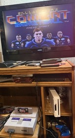 Super Nintendo SNES System Console With 2 Controllers, AC & A/V Cords, 12 Games