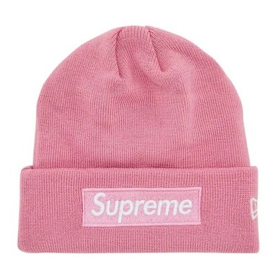 Supreme x New Era Box Logo Beanie 'Dusty Pink'