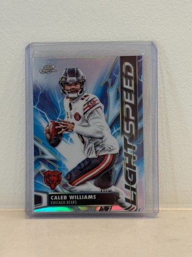2025 Topps Cosmic Chrome Caleb Williams #LS-4 Light Speed Refractor Bears ICEMAN
