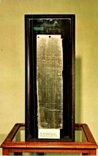 1971 Edison Home Museum Postcard Thomas Edison Tinfoil Record Phonograph