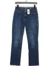 Levi’s Women's Jeans W 28 in Blue Cotton with Elastane Straight