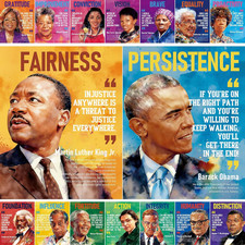 16-Pack Black History Month Posters for Classroom, 11X14In Matte-Laminated Educa