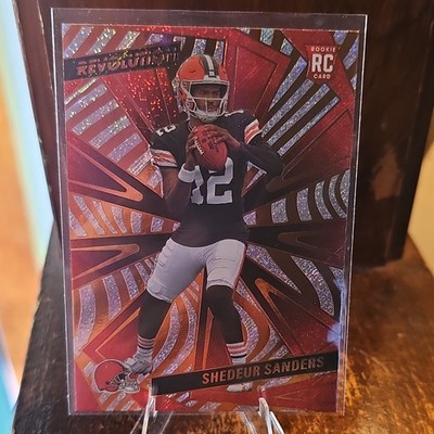 Panini Revolution 2025 Shedeur Sanders Rookie Red Cosmo Cleveland Browns