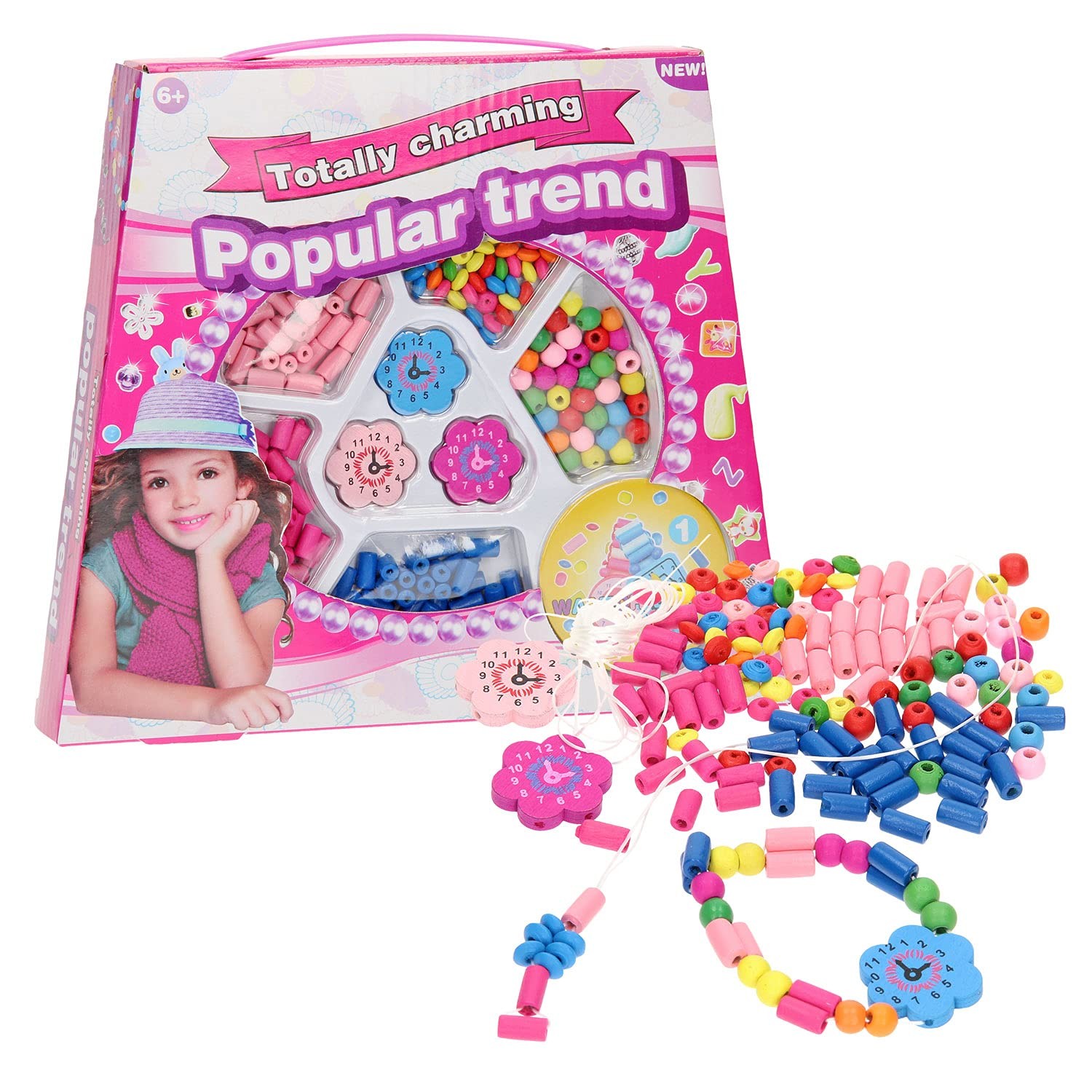 Maak je eigen Houten Kralen Horloge NUOVO