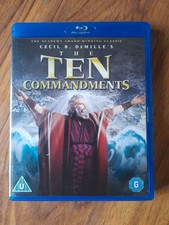 The Ten Commandments Blu-ray Classic Film Very Good Condition