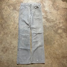 Vintage 70s Levi's 517 Beige Flared Corduroy Pants 25x30 1970s True Vintage