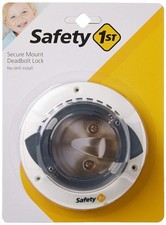 Safety 1st Secure Mount Deadbolt Lock,White